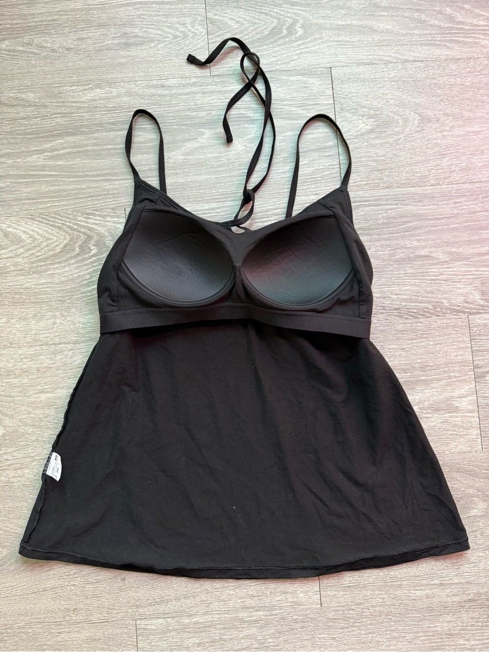Uniqlo Tomas Maier Camisole Women's XL Black Tie-Front Camisole Tank Top NWOT - Picture 8 of 11